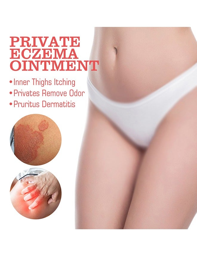 SOUTH MOON Private Eczema Ointment，Female Private Parts Antipruritic Cream Ointment to Remove Itching Peculiar Smell Dermatitis-20g - Image 4