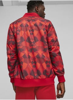 PUMA Morocco FtblCulture Mens Red Track Jacket  - Image 5