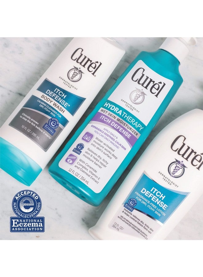Curel Itch Defense Calming Daily Cleanser, Body Wash, Soap-free Formula, for Dry, Itchy Skin, 10 oz, with Hydrating Jojoba and Olive Oil - Image 2