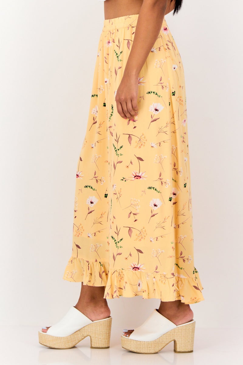 Fire & Glory تنورة ماكسي مزخرفة للنساء، متعددة الألوان - Image 2