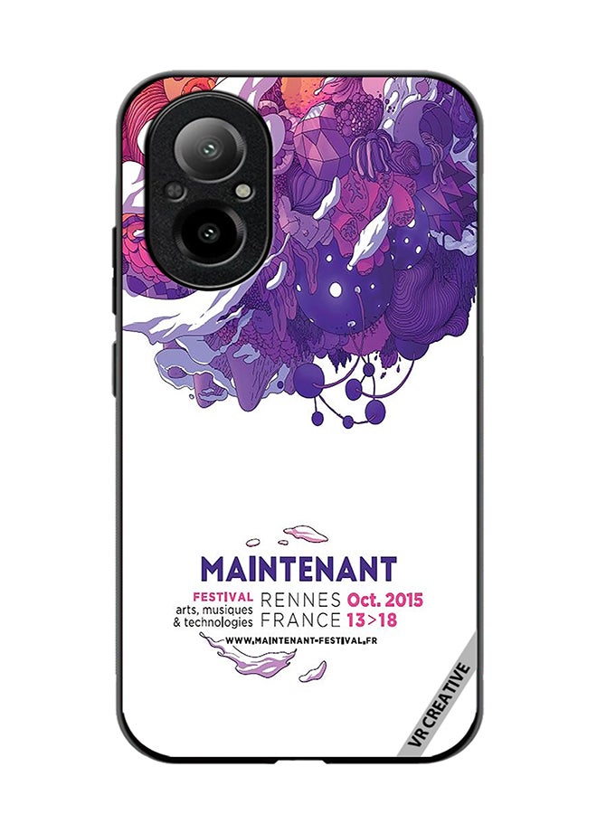 VR CREATIVE Protective Case Cover For Realme C67 4G Maintenant Festival Modern Event Design Multicolour - Image 1