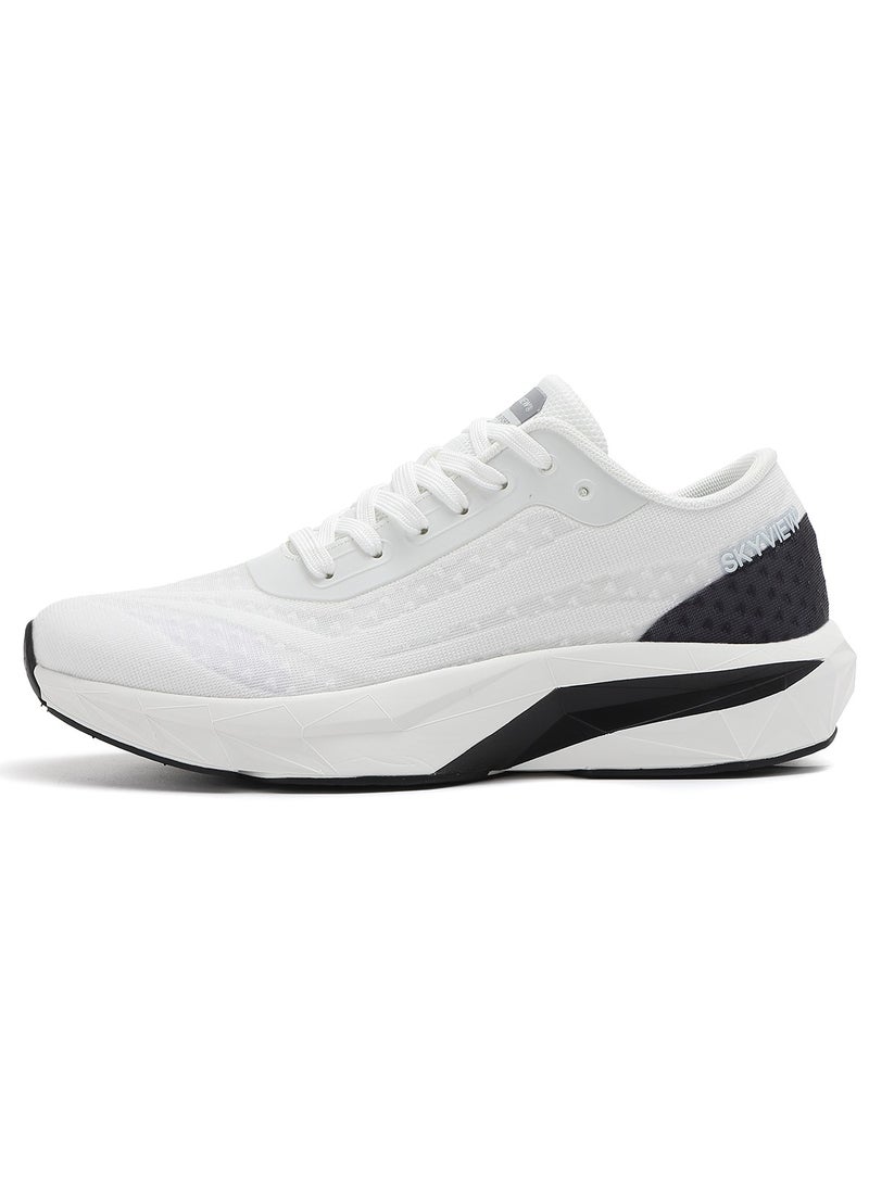 Sky View Athlesiure Men's Running Shoes Walking Tennis Platform Shoes For Men Active Athletic Gym Workout Jogging Comfortable Cushioning Sneakers With Anti-slip Sole  - Image 3
