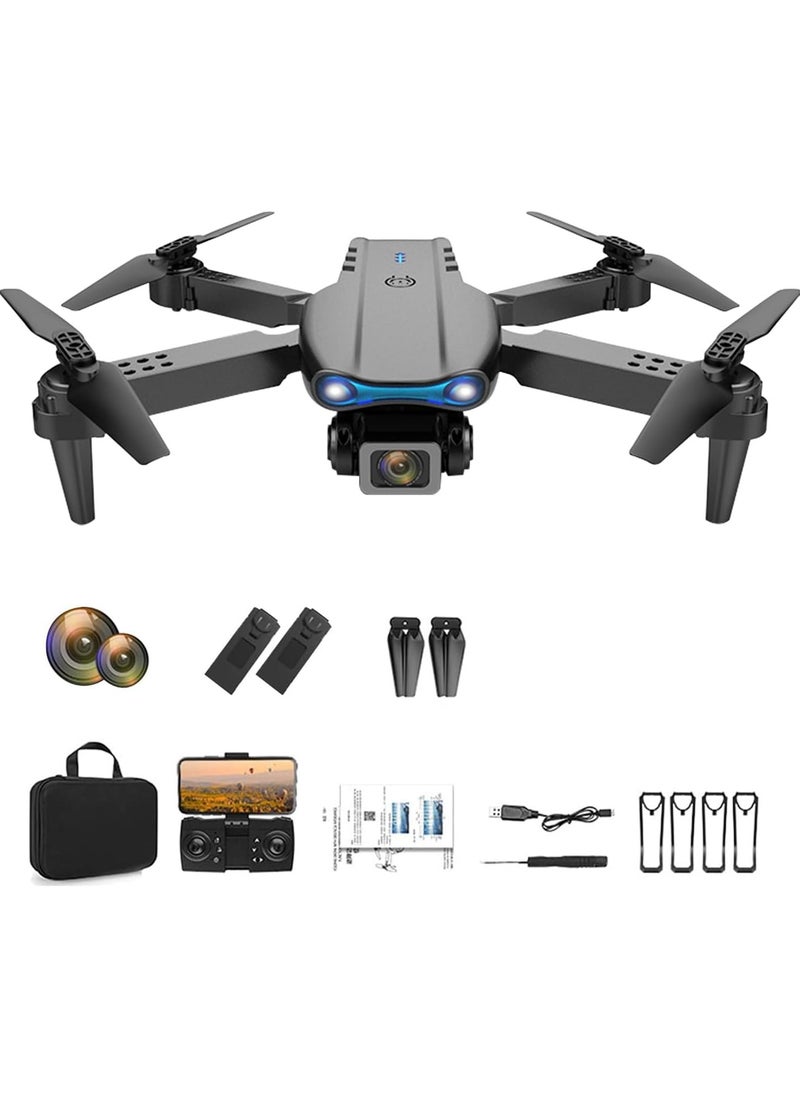 TYZOON E99 PRO Drone with 4K HD Dual Camera, Foldable Design, Obstacle Avoidance, Height Keep Mode, Remote Control, Storage Case  - Image 1