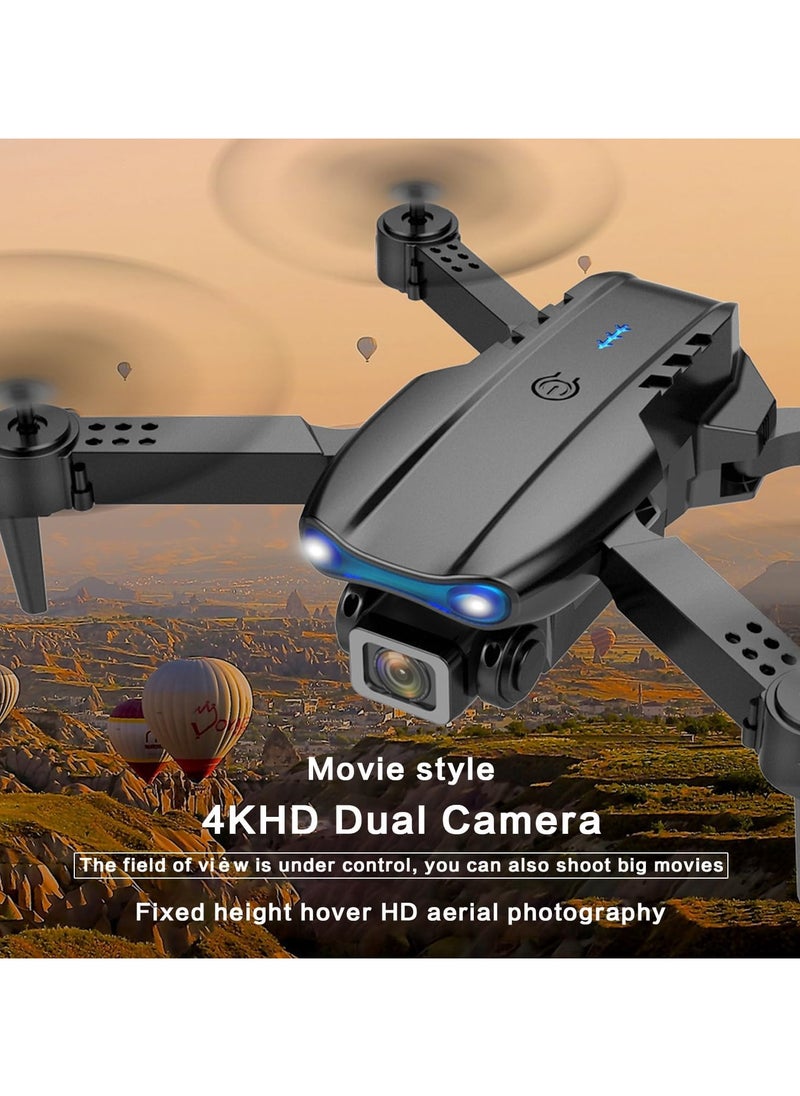 TYZOON E99 PRO Drone with 4K HD Dual Camera, Foldable Design, Obstacle Avoidance, Height Keep Mode, Remote Control, Storage Case  - Image 4
