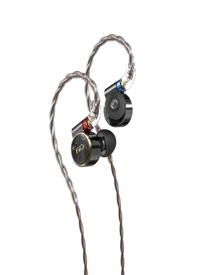 فيو سماعات أذن FIIO FD3 داخل الأذن، عالية الدقة، صوت جهير قوي، موصل MMCX (أسود) - Image 1