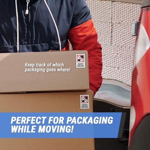 OfficeSmartLabels Protect from Heat Labels (3 x 2 inch, White - 300 Labels) Protect from Heat Perishable Warning Stickers for Safe International Shipping, Moving, Handling Instructions or Freight Forwarding - Image 5