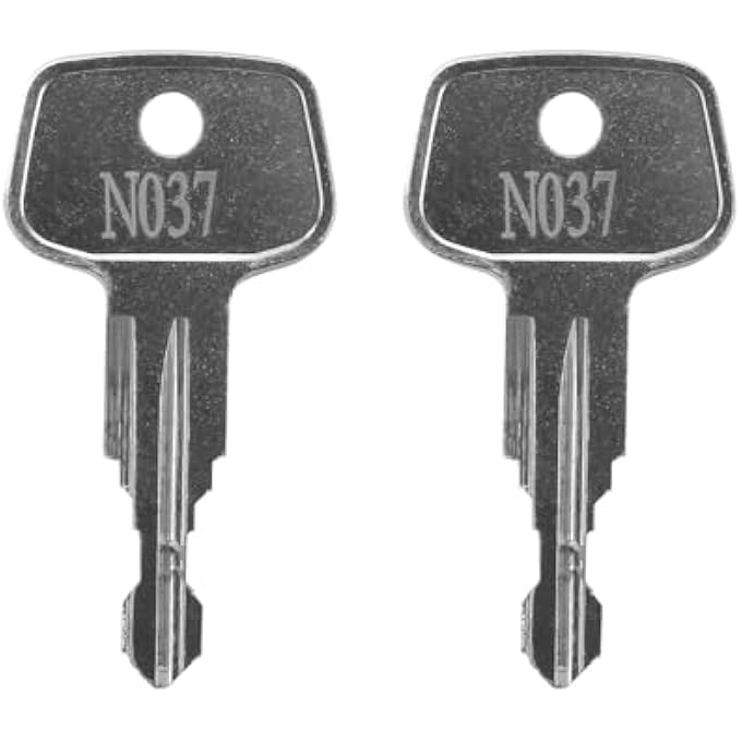 rayihni Car Rack Replacement Key N037 (2 Pcs) Fits for Thule Roof Racks,Thule Ski,Rails, Carriers, Crossbars,Haulers Rooftop Cargo Carrier,Cargo Box - Image 2