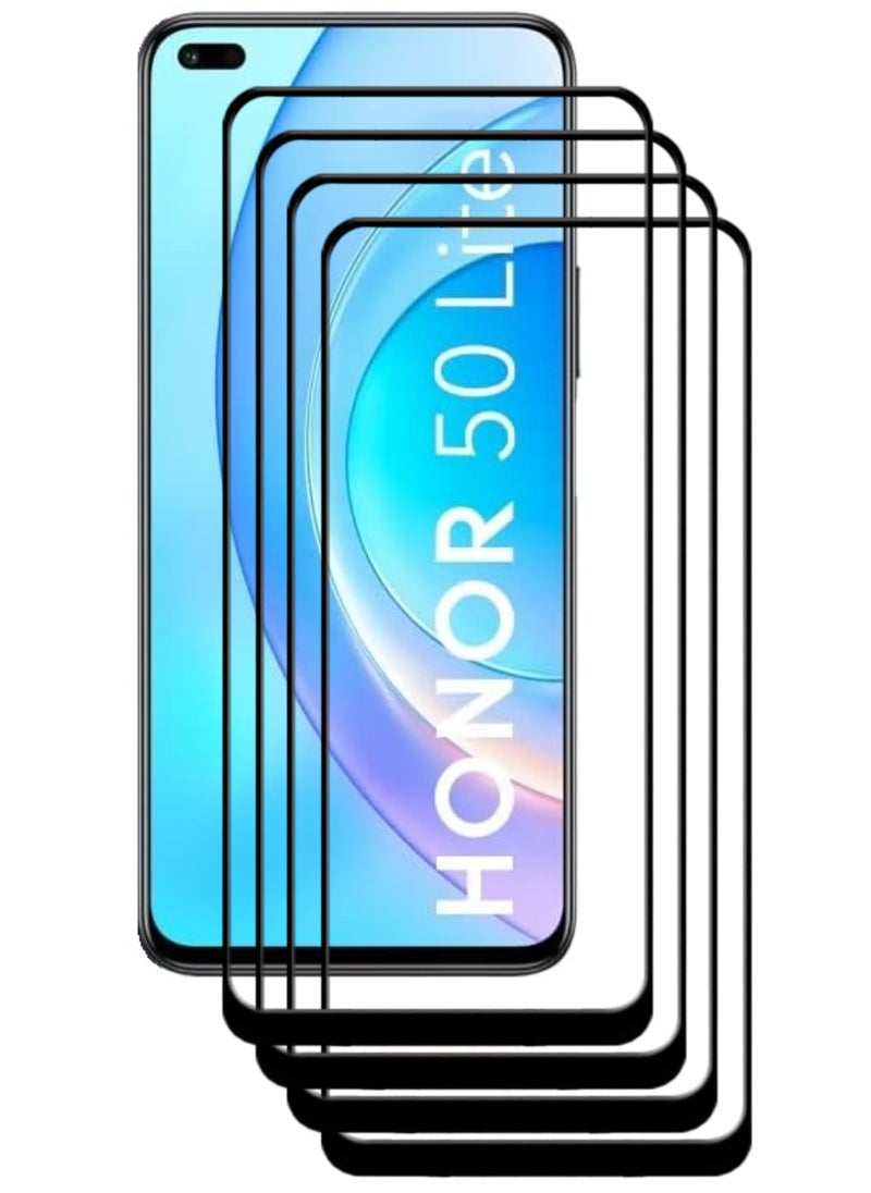 أكاليكس 4 قطع، حماية شاشة،  لهاتف هونور 50 لايت  ، جودة ممتازة. - Image 1