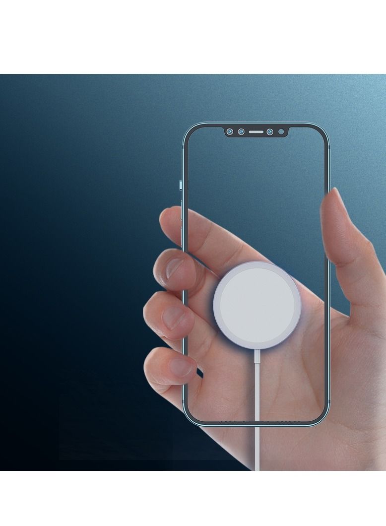 budi 15W qi Maga Safe  Type-C Fast Wireless Charger Pad 3A3700 1m  - Image 4