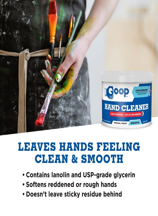 GOOP Original Multi-Purpose Waterless Hand Cleaner and Stain Remover - 14 oz Can (Pack of 4) - Image 5