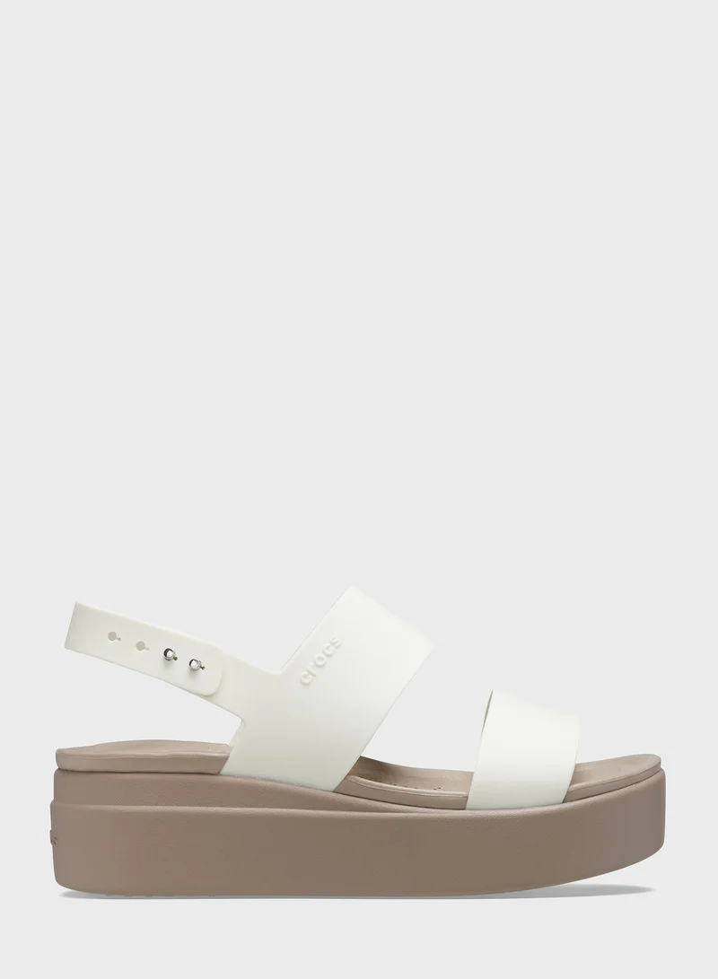 crocs Brooklyn Double Strap Wedge Sandals