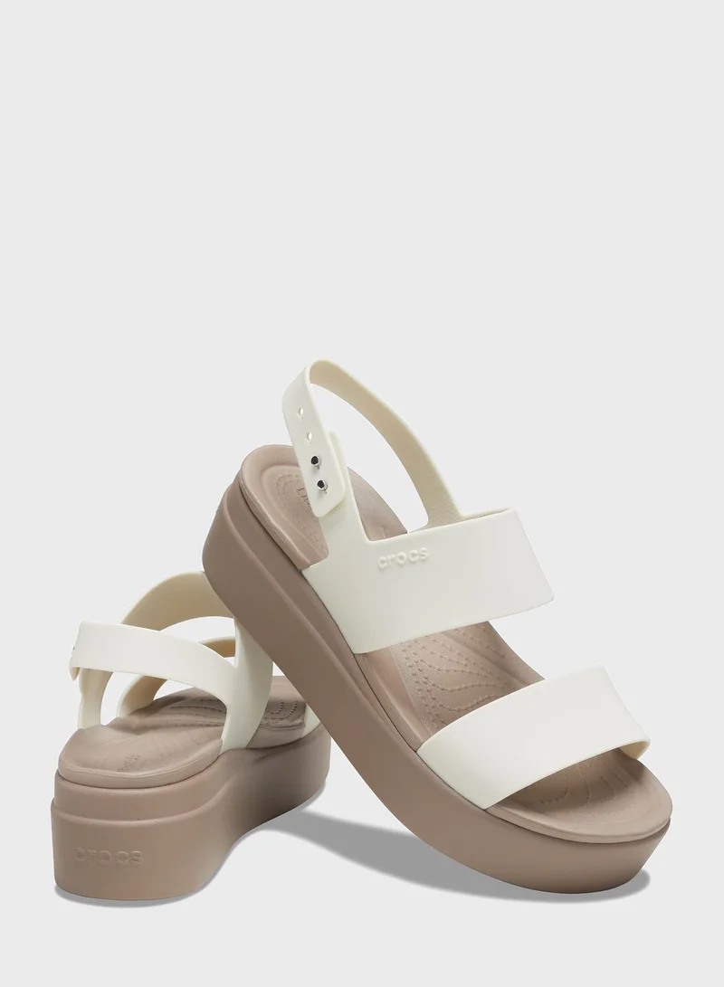 crocs Brooklyn Double Strap Wedge Sandals