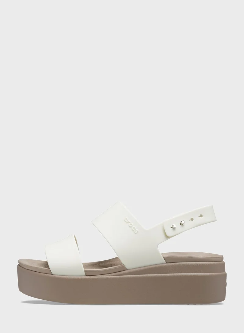 crocs Brooklyn Double Strap Wedge Sandals