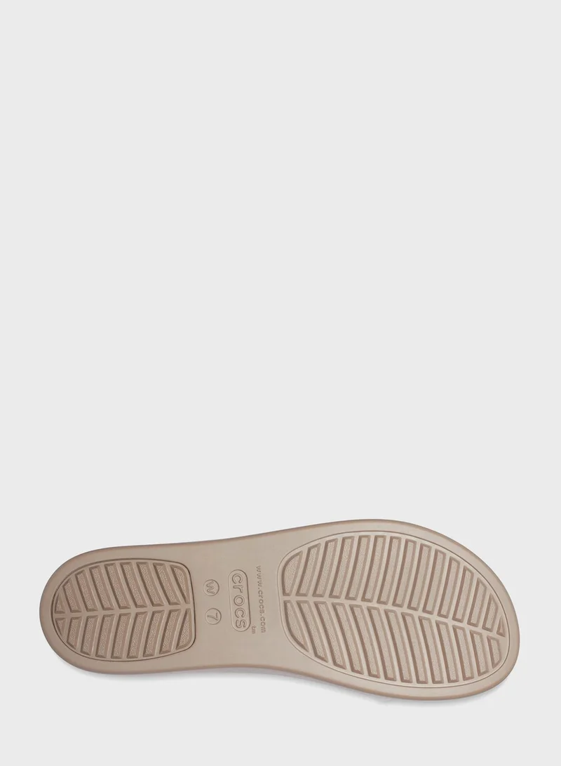 crocs Brooklyn Double Strap Wedge Sandals