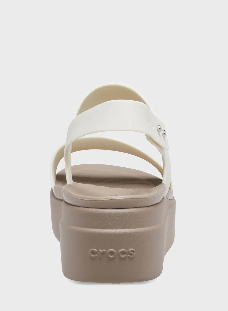 crocs Brooklyn Double Strap Wedge Sandals