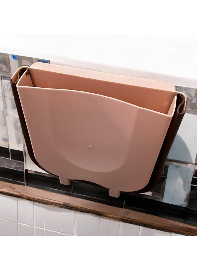 Generic - Foldable kitchen wastebasket hanging design suitable for living room, bathroom and bedroom - Image 1