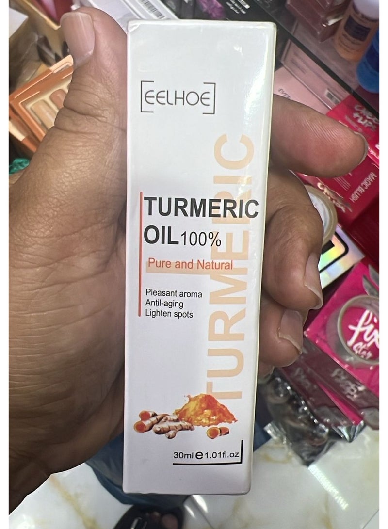EELHOE Turmeric Oil 100% Pure and Natural, Pleasant Aroma, Anti-aging, Black Spot Removing