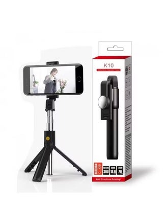 360 Rotation Cell Phone Selfie Stick Tripod, Smartphone Tripod Stand All-in-1 with Integrated Wireless Remote, Portable, Lightweight, Tall Extendable Phone Tripod for 4''-7'' iPhone and Android Phones - pzsku/ZA5B02AFDDA2D89D0A1CEZ/45/_/1671390042/f6fc1fe2-5323-462c-aab9-30c43e9baaab