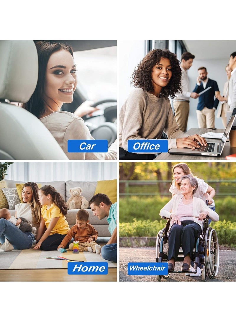 عام وسادة جل تبريد للمقعد، وسادة مقعد سميكة كبيرة مسامية على شكل قرص عسل بتصميم ممتص للضغط مع غطاء غير قابل للانزلاق وسادة جل للمكتب - Image 5