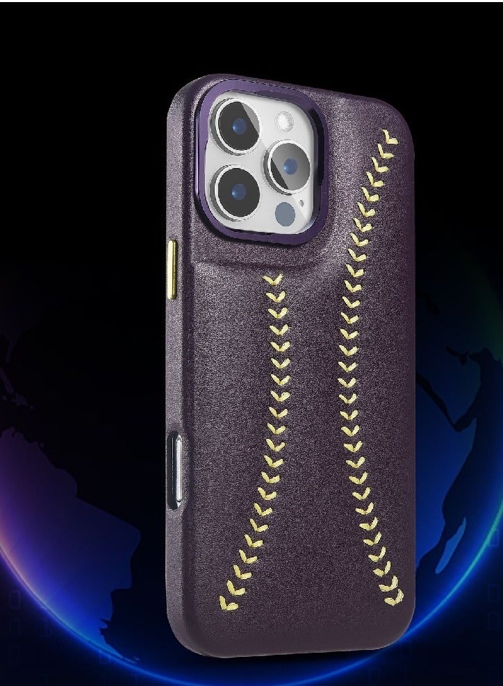 IP13 PRO MAX JSJM BACK CASE FOR APPLE IPHONE 13 PRO MAX ( Design 147 ) [Dark Purple Color]