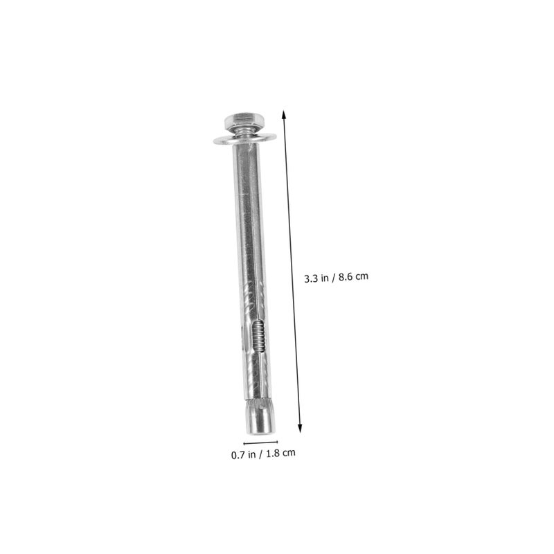 12Pcs Fully Threaded Stainless Steel Expansion Anchor Bolts M6 x 50mm - Image 4