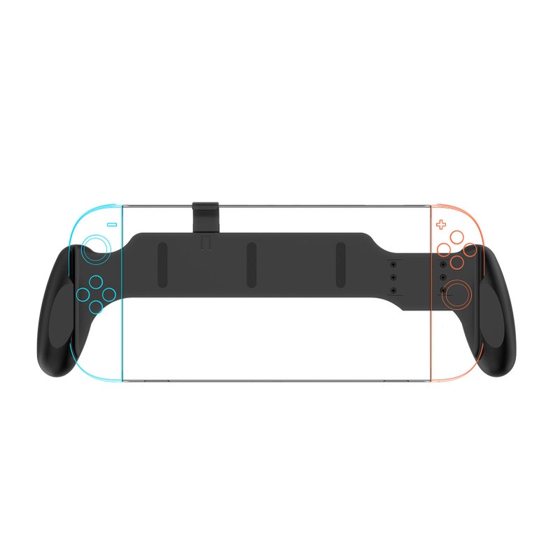 Grip for Switch 2 Asymmetrical Design Ergonomic Comfortable Game Console Handle Grip Black - Image 5