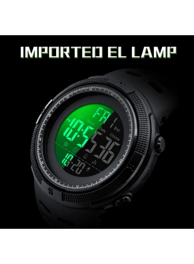 SKMEI Men's/Boys Digital Sports Watch, Waterproof, Military-Grade Stopwatch, Countdown Timer, Automatic Date, Alarm Clock - Image 3