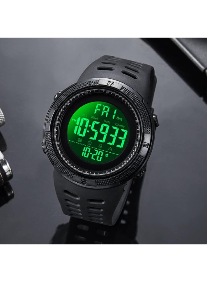 SKMEI Men's/Boys Digital Sports Watch, Waterproof, Military-Grade Stopwatch, Countdown Timer, Automatic Date, Alarm Clock - Image 4
