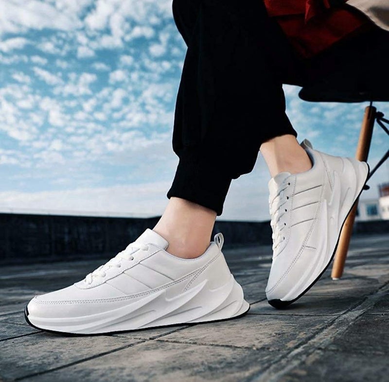 Amico Men's Air Series Mesh Casual,Walking,Running/Gymwear Shoes…White - Image 5