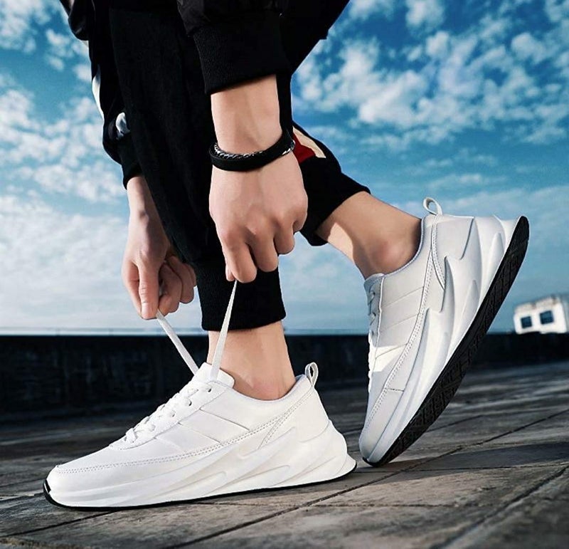 Amico Men's Air Series Mesh Casual,Walking,Running/Gymwear Shoes…White - Image 4