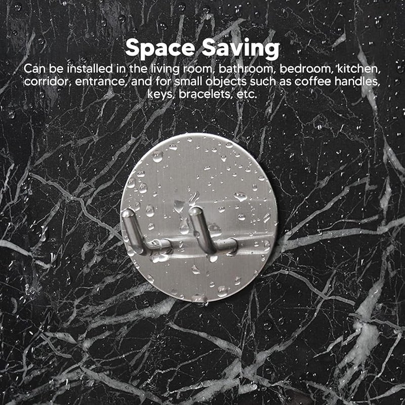 Stainless Steel Self Adhesive Coffee Portafilter Rack Wall Stand for Kitchen - Image 4