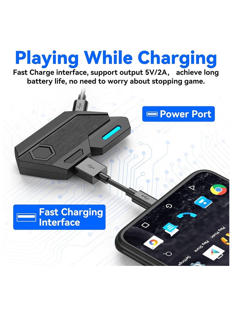 Mix Elite PUBG Controller Gaming Keyboard Mouse Converter, Android and IOS system dedicated(Android 7.0 and above, Below IOS 13.4),Mouse  Keyboard Combo Pack for FPS Mobile Games - Image 5