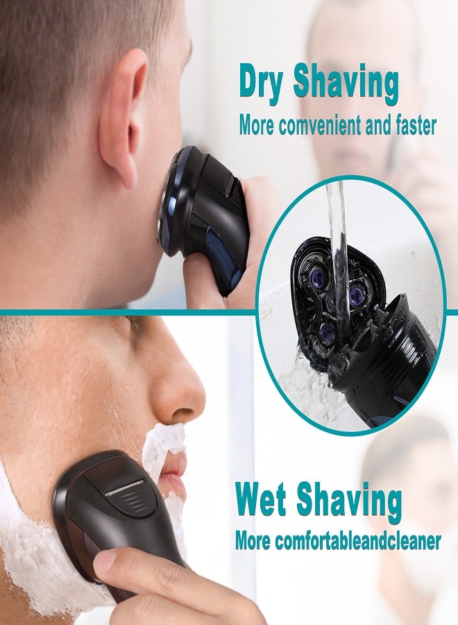 MR.ENZO Electric Razor for Men, Mens Electric Shavers, Rechargeable Electric Razor Shaving Machines, with Pop-up Trimmer, 3D Floating Head - Image 5