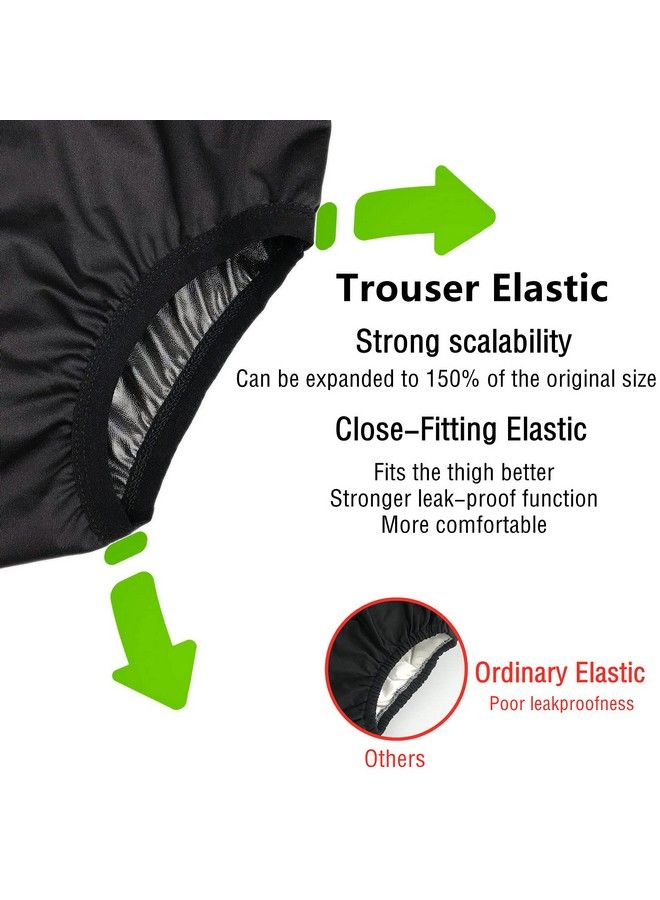 AQX Adult Cloth Diaper Cover For Incontinence Active Waterproof Leakproof Latex Pants Noiseless Reusable Washable Pull Up Plastic Pants (No Cotton Inside L)  - Image 5