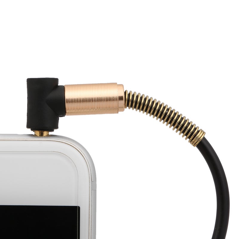 1.7 Meter Audio Extension Cable 3.5mm Jack Male to Male AUX Cable 3.5 mm Audio Extender Cord w/Spring Stretchable Telephone Coiling Line for Computer Mobile Phones Amplifier - Image 4