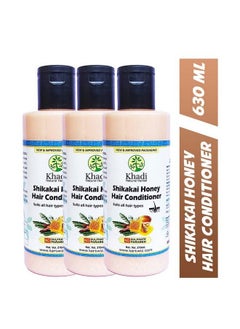 Khadi Natural Herbal Khadi Shikakai & Honey Conditioner (Sls & Paraben Free) 630Ml  - Image 3