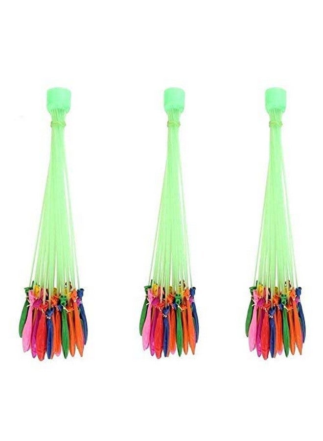 Jiada Automatic Fill And Tie Magic Water Balloons For Holi - Multicolour (Pack Of 3 (111 Balloons) - Image 1
