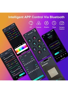 إيروريكس سلسلة أضواء خارجية بطول 5 أمتار مع 25 مصباح LED كروي RGB قابل للتعتيم ومصابيح معلقة متغيرة الألوان مع تطبيق ذكي وجهاز تحكم عن بعد لتزيين حفلات الفناء الخلفي  - Image 3