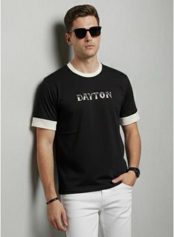 Dayton Men Ringer T-Shirt,  High-Quality Cotton - Image 2