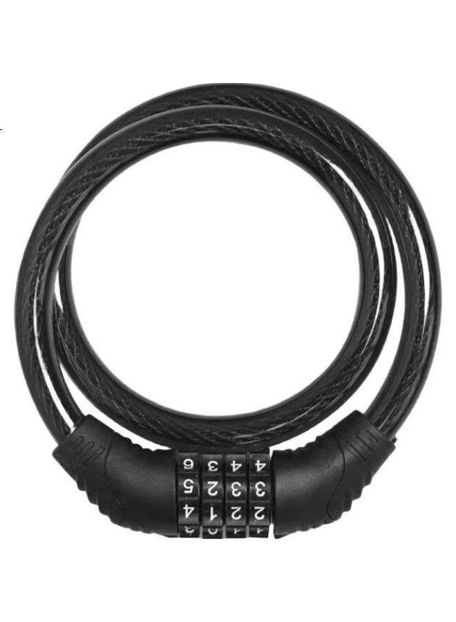 Hotun Bicycle Lock, Anti-Theft Combination Lock, Mountain Bike Lock, Electric Bike Lock, Bike Lock, Hd7206 - Image 3