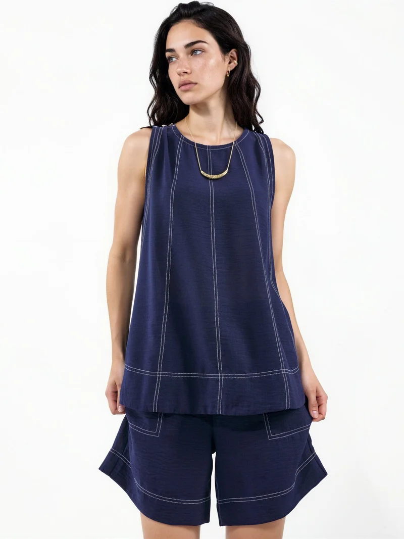 HICCUP Stitch Detail Relax Fit Co-ord Set