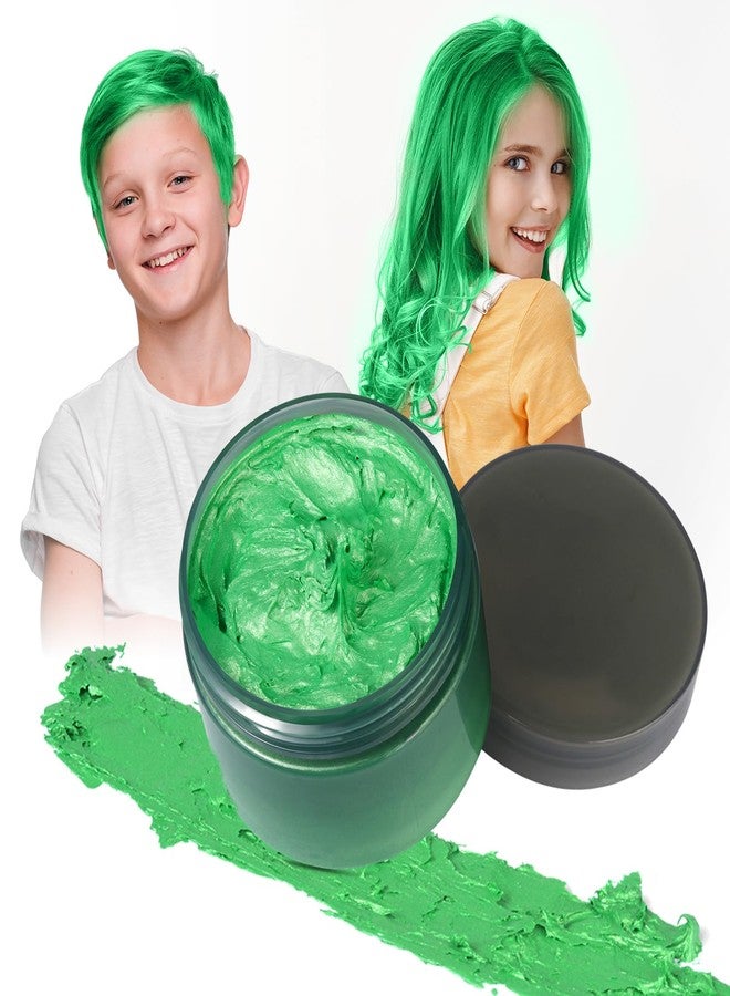 Cherocito Green Temporary Hair Color Wax for Teenagers,Crazy Hair Day Accessories, Gifts forTeens,Instant Hair Dye Color Wax for Party, Cosplay, Halloween, Christmas,Washable,Non Toxic - Image 1