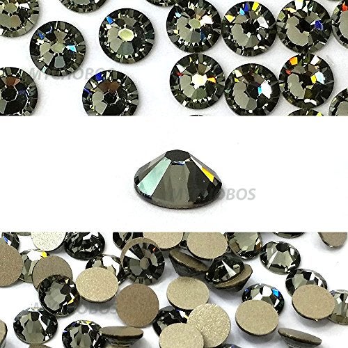 Crystal-Wholesale 144 pcs Black Diamond (215) Swarovski New 2088 XIRIUS 12ss Flat Backs Rhinestones 3mm ss12 Crystal-Wholesale - Image 1