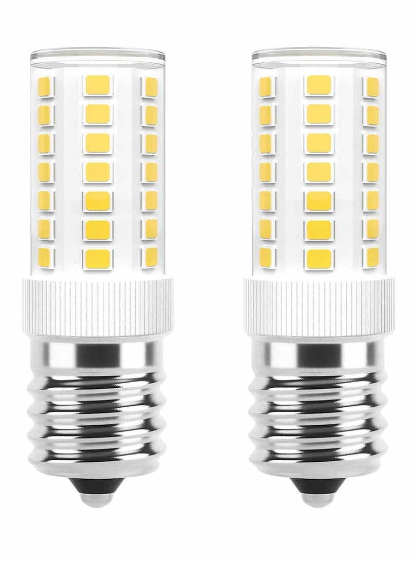 KASTWAVE E17 LED Bulb, Small Screw LED Bulb, Refrigerator Light, Dimmable 5W Microwave Microwave Bulb, Daylight White 6000K, Suitable for Microwave, 2 Pack - Image 1