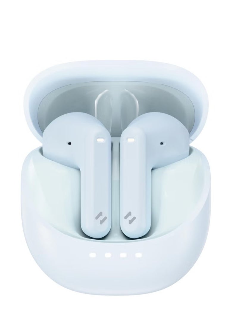 HAVIT TW931 Blue TWS Wireless Earbuds – Bluetooth 5.4, Dual Mic ENC, Touch Control, IPX4, 20H Playtime, AirPods Alternative - Image 1