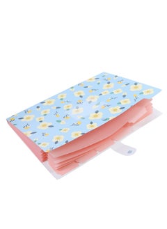 Expanding File Folder with Labels, 5 Pockets Accordian Holder Organizer