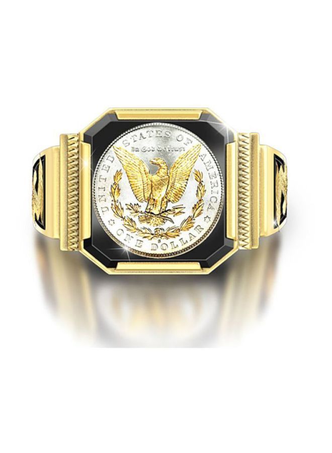 NIBEMINENT Copper Russian Military Signet Ring - Image 2