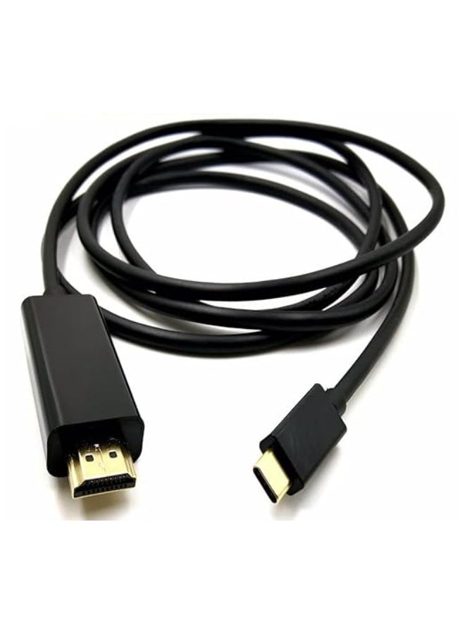 KINDEX KX 1.8m Type-C to HDMI 4K Adapter Cable, Model 2451, Black - Image 3
