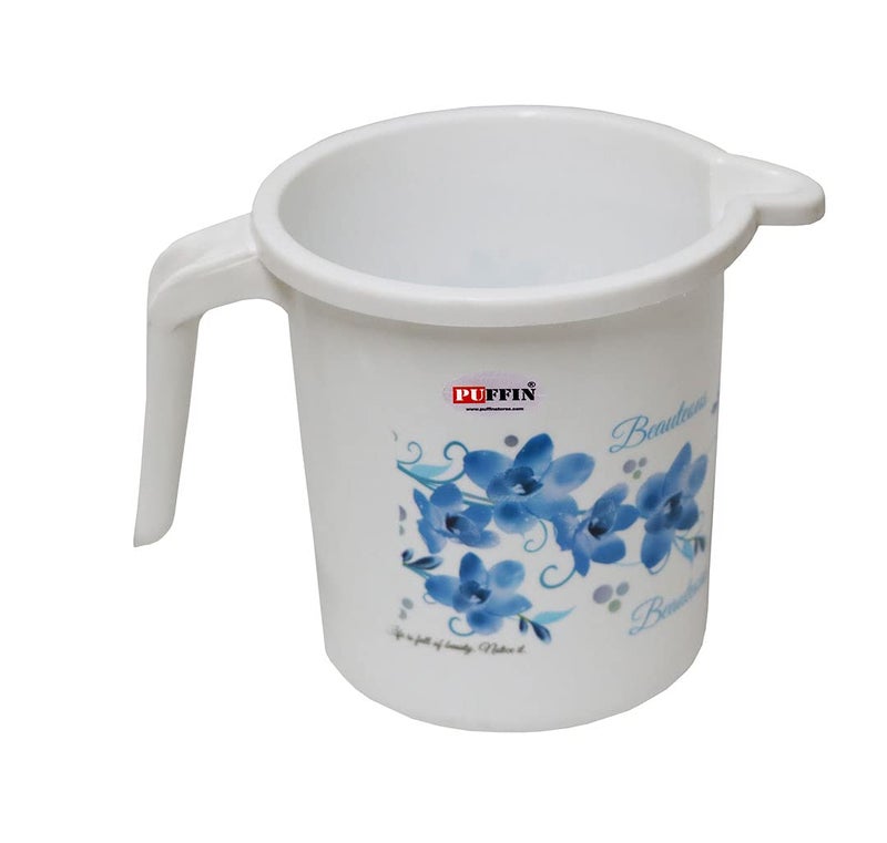 Puffin Square 3 Pcs Bathroom Set in Bucket 25L+Mug 1.5L + Stool - Image 4