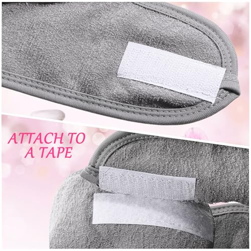 Hoteam 24 Pcs Spa Facial Spa Headband Bulk Skincare Headband Adjustable Face Wash with Tape Terry Cloth Stretch for Make Up Washing Face Shower Facial Mask Yoga - Image 4